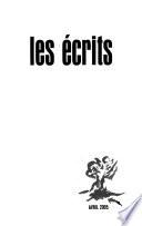 Les écrits