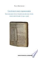 Les écritures ordinaires
