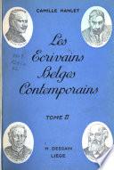 Les écrivains belges contemporains de langue franc̜aise, 1800-1946