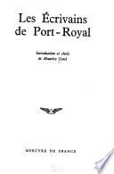 Les écrivains de Port-Royal