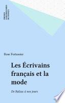 Les Écrivains français et la mode
