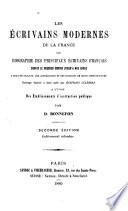 Les écrivains modernes de la France...