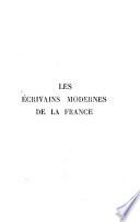 Les écrivains modernes de la France