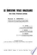 Les Edentations totales bimaxillaires