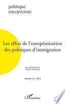 Les effets de l'européanisation des politiques d'immigration