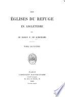 Les églises du refuge en Angleterre
