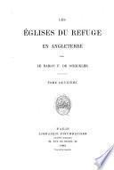 Les églises du refuge en Angleterre