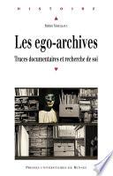 Les ego-archives