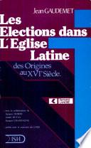 Les Elections dans L' Eglise Latine