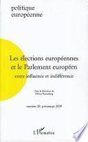 Les élections européennes et le Parlement européen