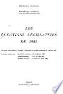 Les élections législatives de 1981