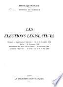 Les Élections legislatives de ...