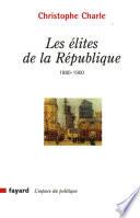 Les élites de la République
