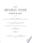 Les Enfances Vivien, chanson de geste