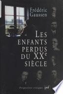 Les Enfants perdus du XXe siècle
