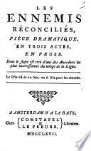 Les ennemis réconciliés,