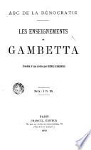 Les enseignements
