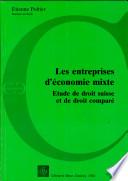 Les entreprises d'économie mixte