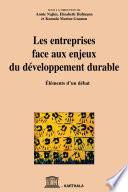Les entreprises face aux enjeux du développement durable