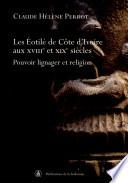 Les Éotilé de Côte d'Ivoire aux XVIIIe et XIXe siècles