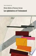 Les éphémères et l’événement