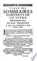 Les epistres spirituelles de François de Sales