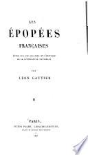 Les épopées françaises: livre 1. Geste du roi