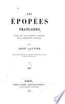 Les épopées françaises: livre 2. Geste de Guillaume