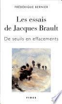 Les essais de Jacques Brault