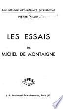 Les essais de Michel de Montaigne