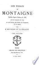 Les essais de Montaigne