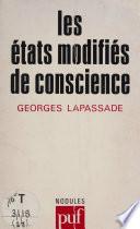 Les États modifiés de conscience