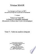 Les étrangers en France en 1997