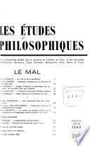 Les Études philosophiques