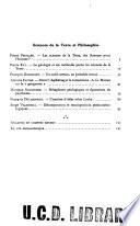 Les études philosophiques
