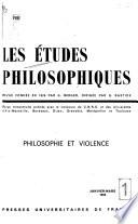 Les Études philosophiques