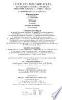 Les Etudes philosophiques