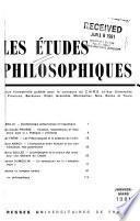 Les Etudes philosophiques