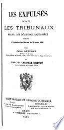 Les expulsés devant les tribunaux