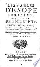Les fables d'Esope Phrigien, avec celles de Philelphe