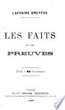 Les faits et les preuves