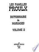 Les familles Proulx