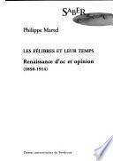 Les félibres et leur temps