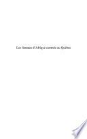 Les femmes d'Afrique centrale au Québec