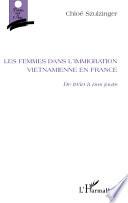 Les femmes dans l'immigration vietnamienne en France