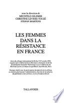 Les femmes dans la Résistance en France