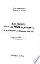 Les femmes dans les années quarante