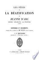 Les fêtes de la béatification de Jeanne d'Arc