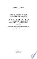 Les Filles du roi au XVIIe siècle