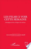Les films à voir cette semaine